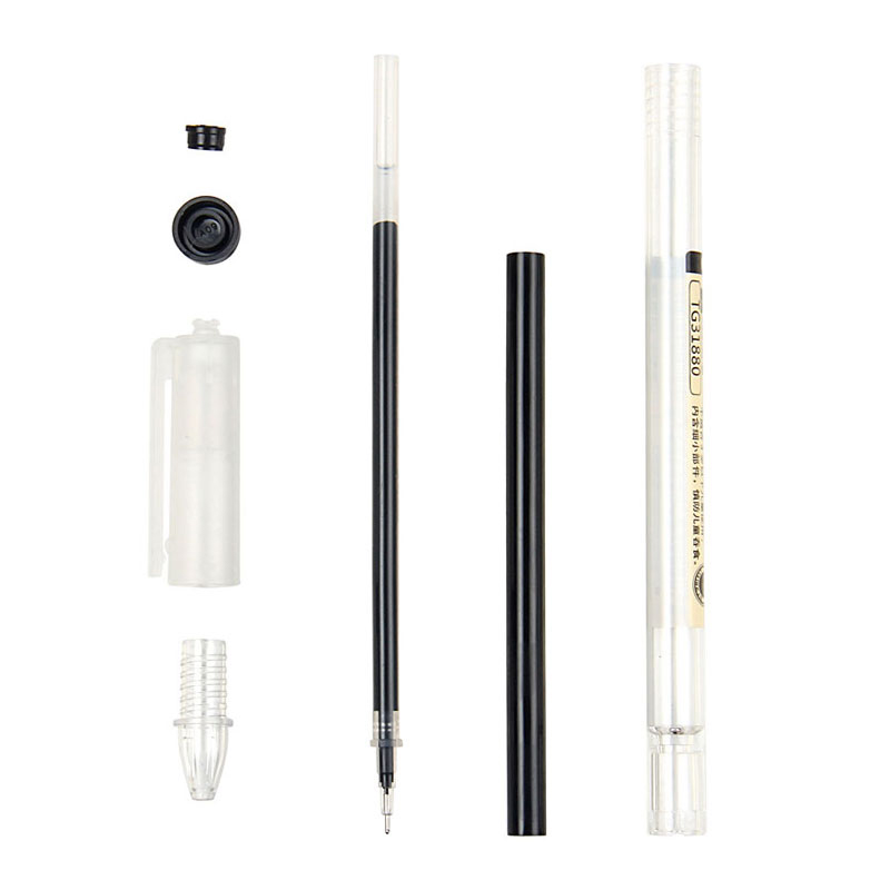 Gel Stifte 0,35mm verrotten/Schwarz/Blau Tinte einstellen Minen Stange Gel Stift Für Griff Marker Schule Büro schreibwaren Schüler Schreibwaren