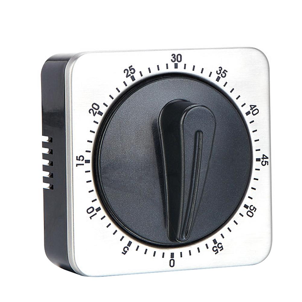 Kitchen Countdown Timer Reminder Stainless Steel Mechanical Alarm Clock Shower Study Stopwatch Alarm Clock Countdown