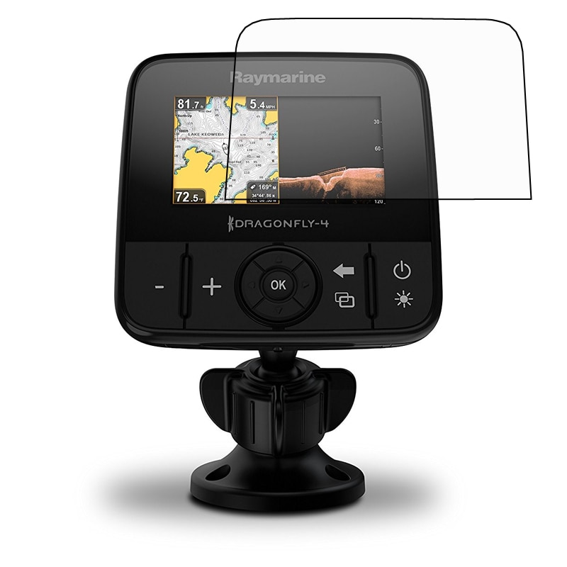 2x Clear LCD Screen Protector Shield Film for Raymarine Dragonfly 4 Dragonfly4 GPS Accessories