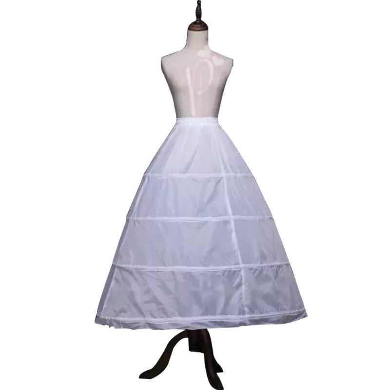 Enagua blanca barata para adultos, trajes de boda, 3 aros, 6 anillos, 4 anillos, accesorios de vestido de novia, ropa interior elástica