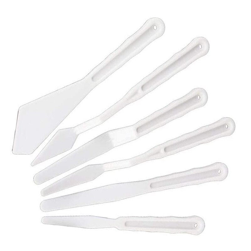 Spray Paint Knife Tool, Plastic Art Spray Paint Knife and Transparent Spray Paint for DIY Handicraft Painting