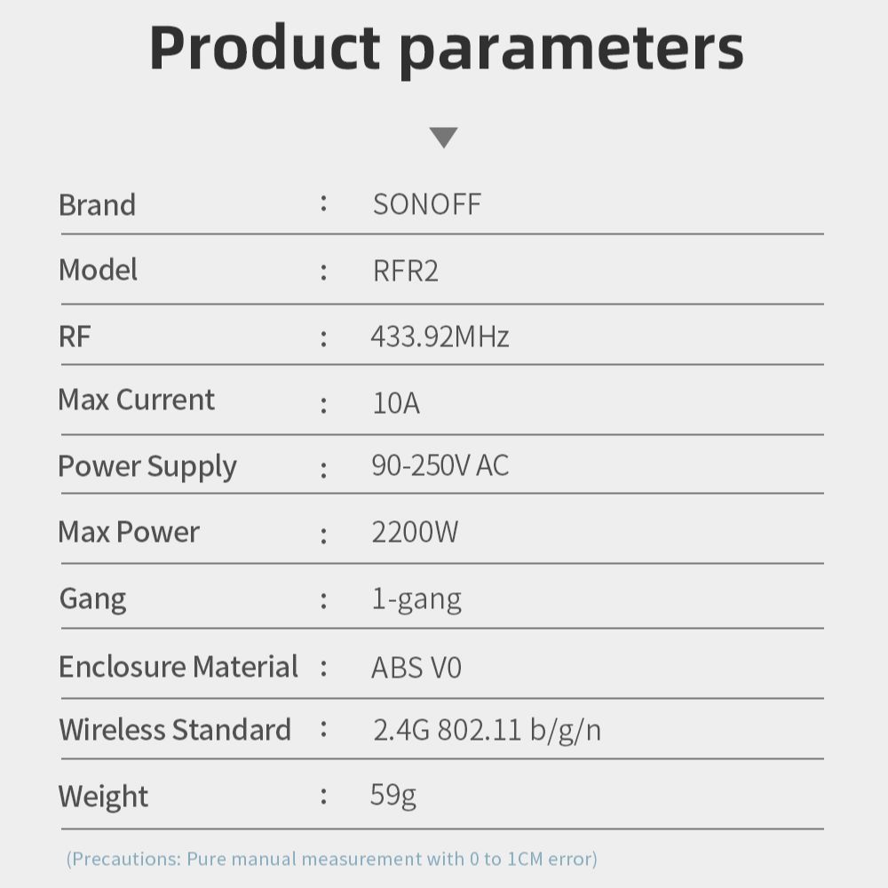 SONOFF básicos R2/TH10/TH16/doble/POW R2/básica RF interruptor inalámbrico inteligente luz temporizador 220V Wifi interruptor Módulo de automatización de domótica