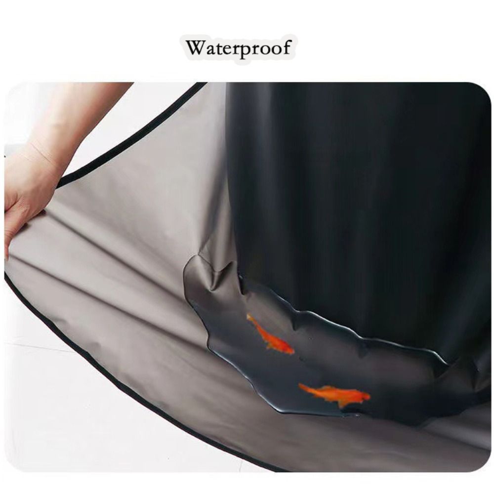 Tablier de Cuisine Imperméable en PVC Transparent Noir, pour le Travail, la Maison, les Livres, D343