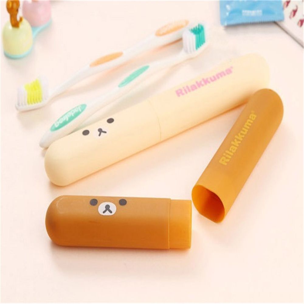 Travel Accessories Toothbrush Tube Cover Case Cap Plastic Suitcase Holder Baggage Boarding Portable Packing organizer