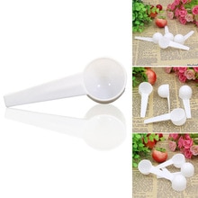 Teaspoon Tablespoon 10 mL Long Handle Scoop for Measuring Coffee, Pet Food, Dry Goods 5pcs/set Plastic Spoons