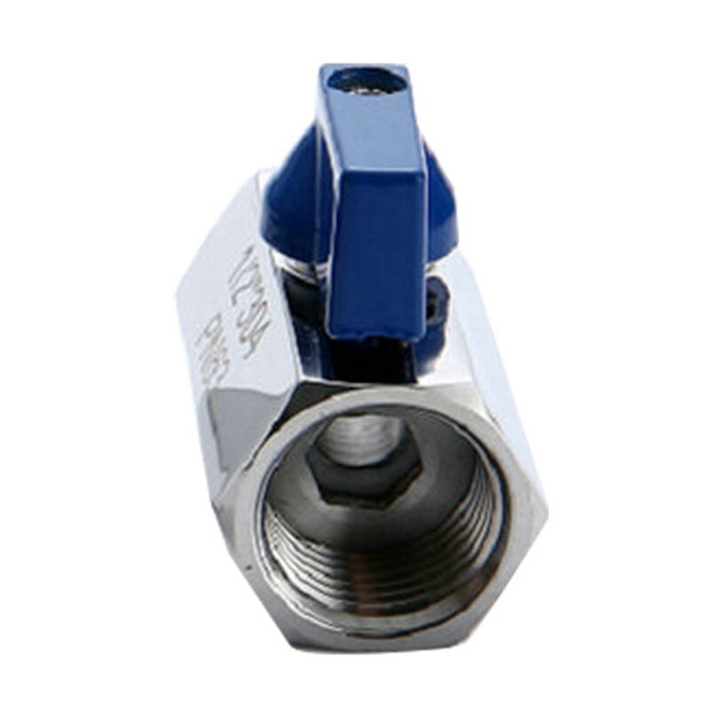 Edelstahl-Mini-Kugelhahn PN63 -Ventil für Wasser Druckluft Öl Kraftstoffe Lösungsmittel Edelstahl-Mini-Kugelhahn PN63 -Ventil für Wasser Druckluft Öl Kraftstoffe Lösungsmittel