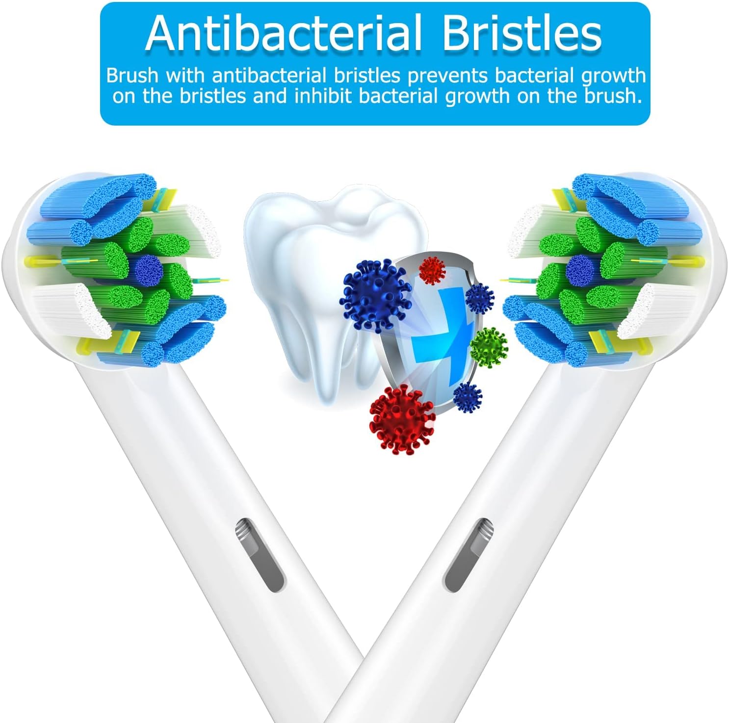 4 Stuks Opzetborstels Voor Oral B Braun Floss Action Pro 7000 Pro 1000 Pro 3000 Pro 5000 Vitaliteit Tandenborstel Modellen