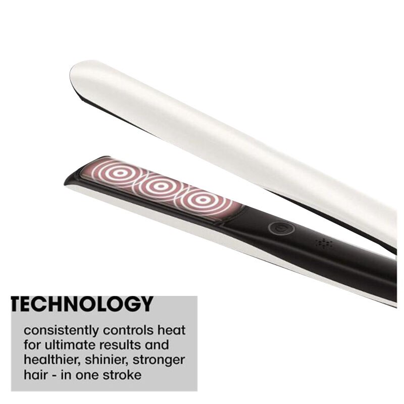 Hair Straighteners Hair Styler Flat Iron Hair Dryer Styler Styling Tool White 1 Inch Eu Plug