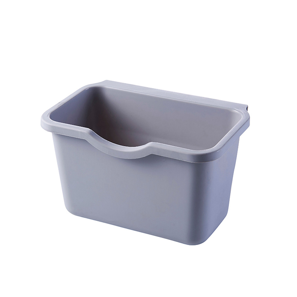 Keukenkast Afvalbak Deur Opknoping Prullenbak Vuilnisbak Kan Wandmontage Vuilnis Container Kast Vuilnis Organizer Box: Gray