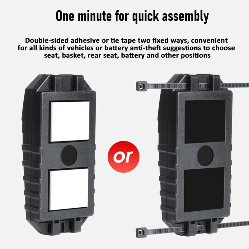 Wireless Anti-Theft Motorcycle Bike Alarm with Remote Waterproof Bicycle Security Alarm Vibration Sensor Anti Lost 113dB Loud