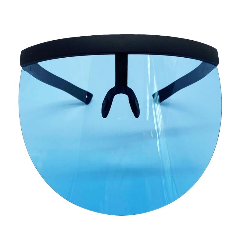 Oversized Exaggerated Visor Wrap Shield Large Mirror Sun Glasses Camping Half Face Shield Guard Protector Face Mask Goggles: 04