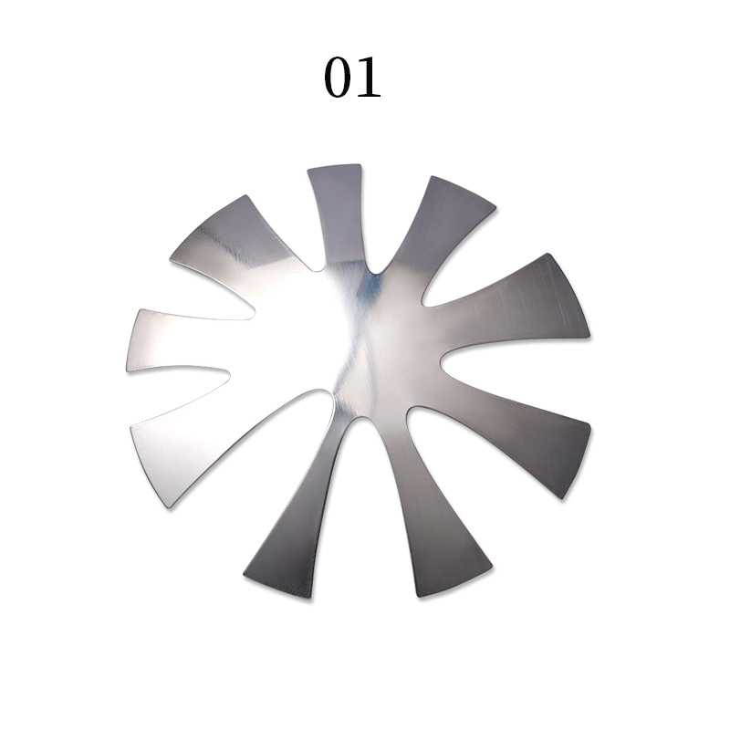 Steel French Tip Cutter Nail Tool Easy Smile V Line Shape Tips Manicure Edge Trimmer Acrylic French Nail Tips: 01