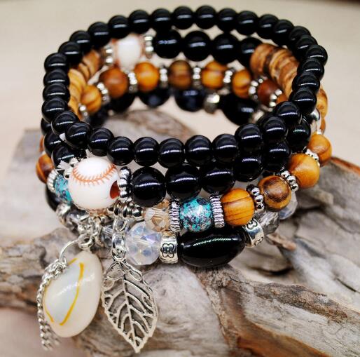 Charm bracelet & bangles for Women Jewelry Original Bracelets Pulseira summer boho 4pcs/set bracelet: H21917