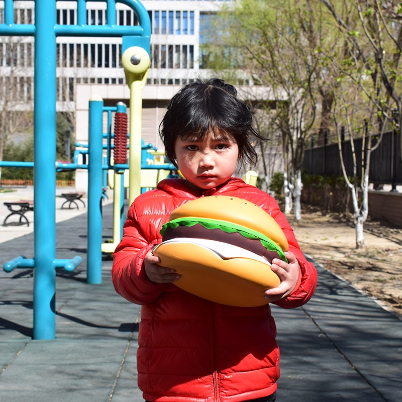 Squishies Toys Cheese Burger Jumbo Hamburger Slow Rising Decor Slow Rising Squeeze Healing Cute Fun Relief Straps