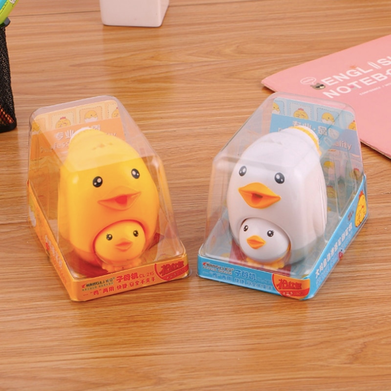 Sacapuntas bonito para pollito, cuchillo cortador, promocional, papelería, estudiante, dibujos animados, para niños y estudiantes