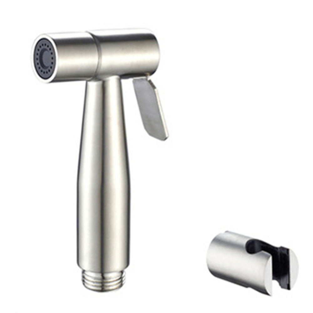 Rvs Bidet Set Zwarte Badkamer Kraan Spuit Handheld Bidet Voor Floor Cleaning Spray Keuken Hand Spray Bidet: B-2
