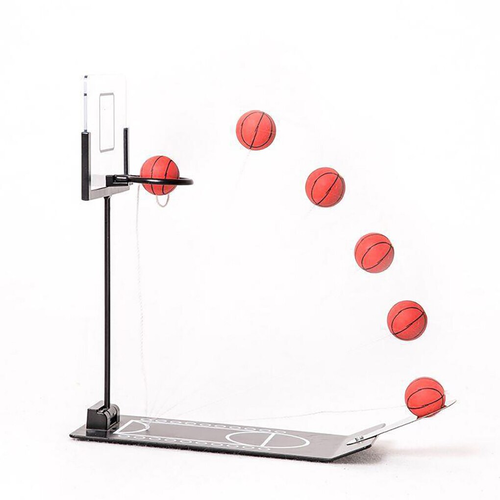 Foldable Mini Basketball Game Stress Relief Toy Office Desktop Table Basketball Birthday Portable Basketball Game Set