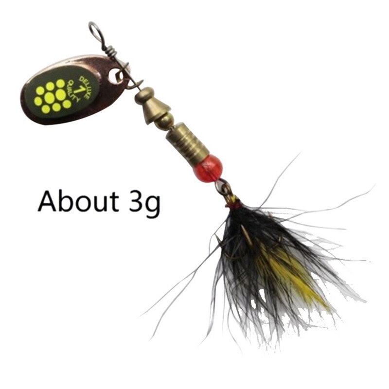 1/2 PCS Fishing Lures Trout Spoon Metal Spinners Baits With Plastic Fishing Tackle Box Hard Bait Spinner Bait Trout Pesca: 1 3g / 2pc