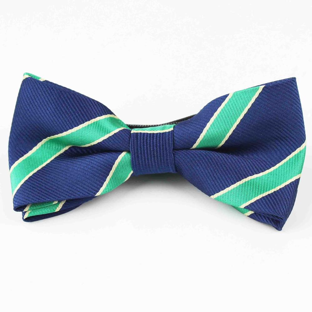 Klassieke Plaid Kinderen Bowtie Polyester Strikjes Baby Kid Kinderen Klassieke Pet Gestreepte Vlinder strikje: 11
