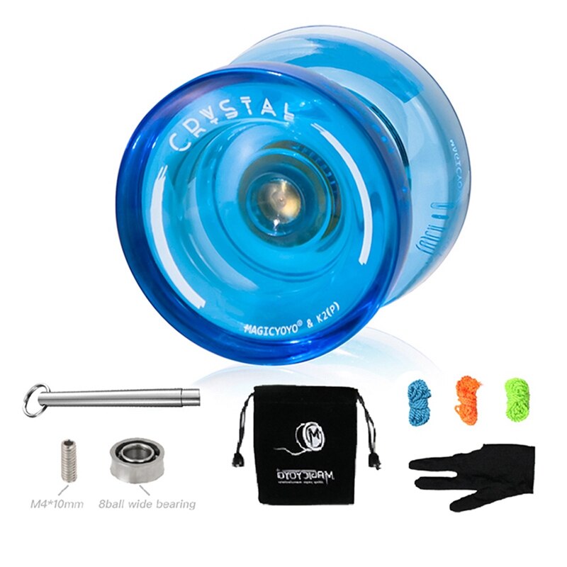 Icyoyo K2P Responsieve Abs Yoyos Voor Kinderen Beginner Yoyo Met Handschoenen Korte Puller Touw Opbergtas