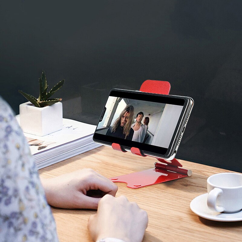 Desktop Tablet Holder Metal Table Cell Foldable Extend Support Desk Mobile Phone Holder Stand For Phone IPad Adjustable Bracket