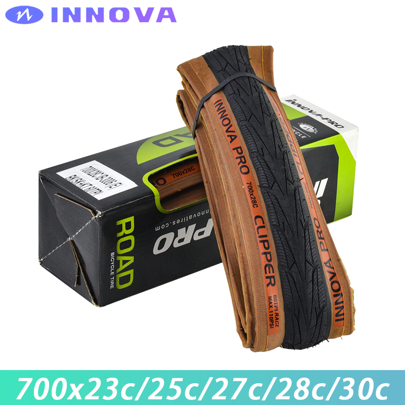 INNOVA Original 700c Road Bike Tire 700x23c/25c/27c/28c/30c Retro Travel Bicycle Out Tire 60/120 TPI Bike Tire Cycling Parts