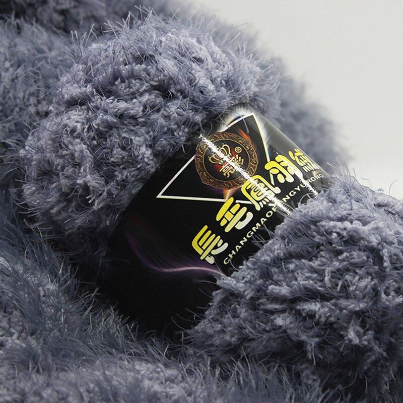 50g/rollen Samt Garn betroffen Wolle Faux Nerz Dicke Warme Häkeln betroffen Garne Baumwolle Baby Wolle DIY Hand-gestrickte zur Seite fahren
