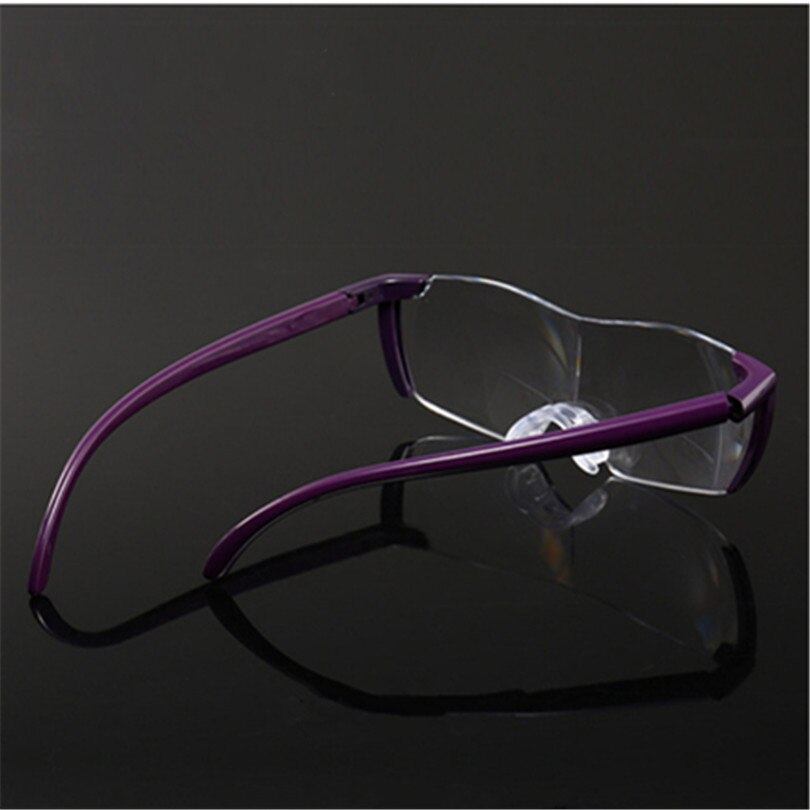 Glasses Magnifier 1.6 times Magnifying Glass Reading Glasses Big Vision 250% Magnification Presbyopic Glasses Reading Eyewear