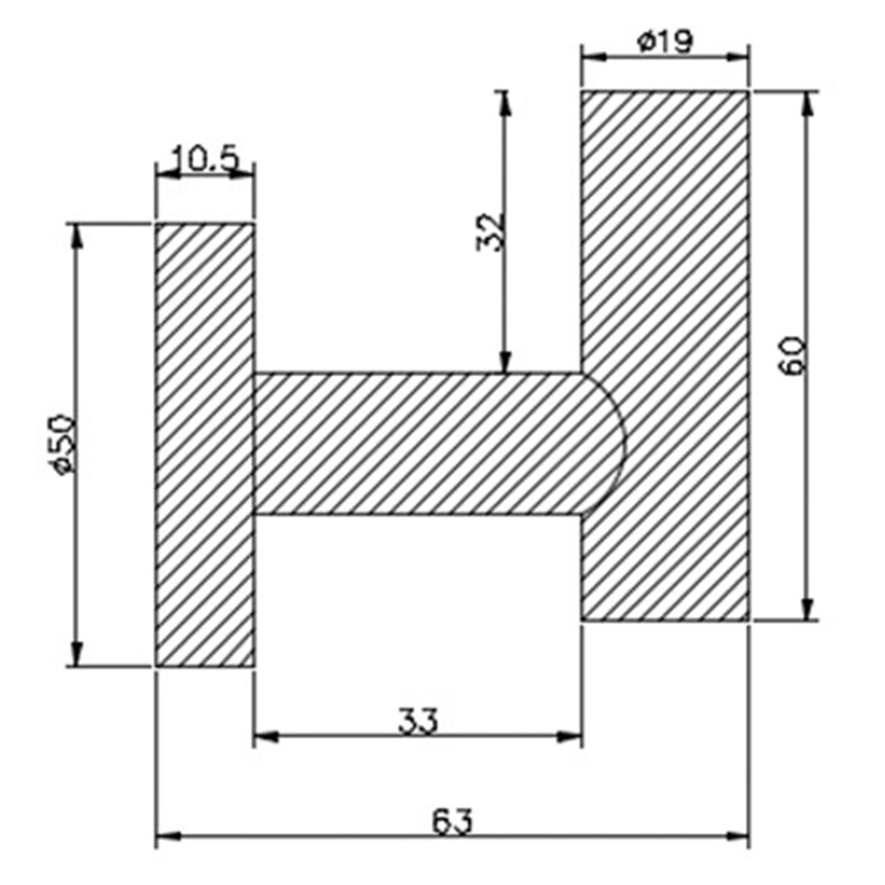 1/2 Pcs Bathroom Towel Hooks Coat Robe Clothes Stainless Steel Wall Mounted for Bedroom Hotel Restroom D6