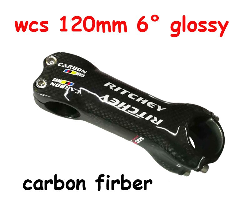 Carbon cykel frempind letvægts aluminium carbon fiber stigerør stang frempind landevej cykel frempind mtb styr frempinde 28.6-31.8mm freeshiping: Type b stamme 120mm