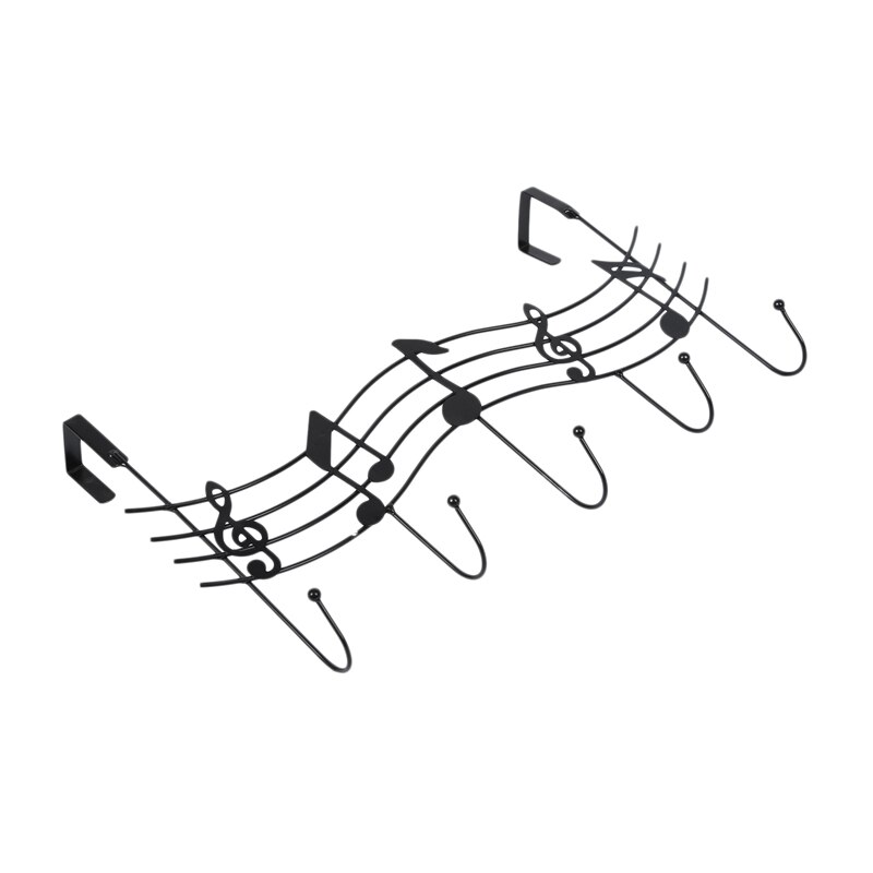 ! Iron Musical Note Gate Hook Strong Wall Hanger Hook Free Nail