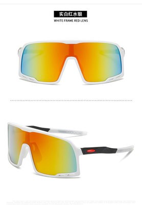 Cykling Solglasögon UV400 Polykarbonat Lins Unisex - Brand Outdoors: Stil 5