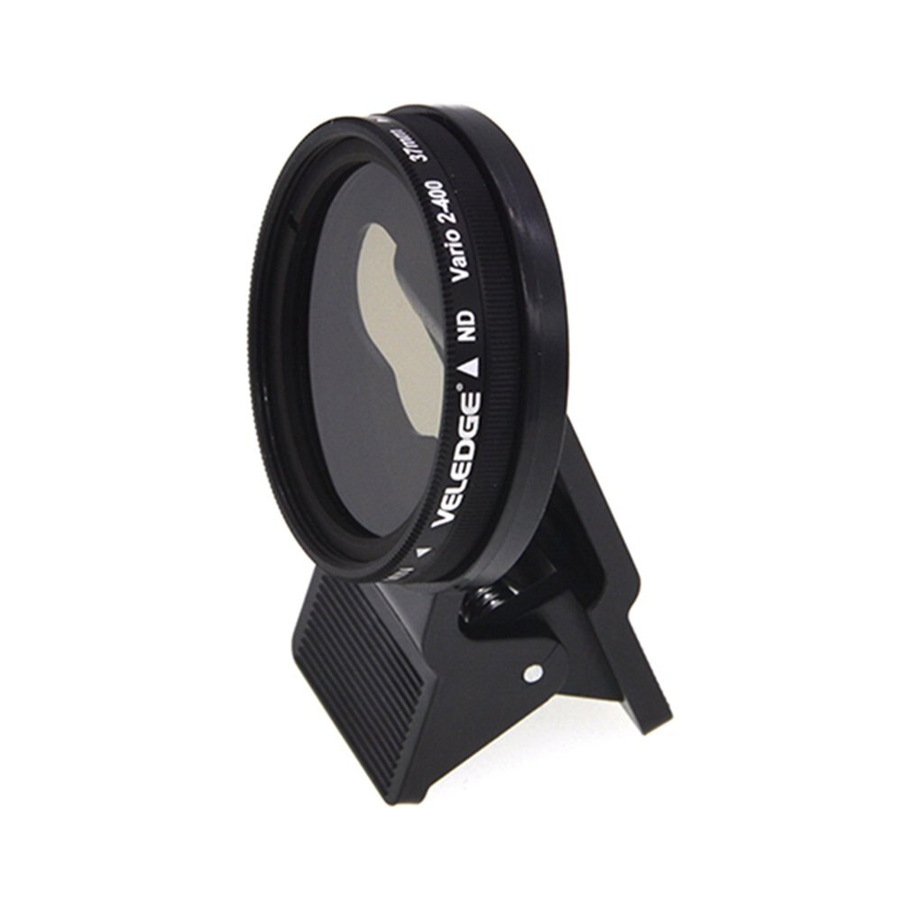 Réglable 37mm densité neutre clipsable ND2 - ND400 téléphone caméra filtre lentille pour iPhone pour Huawei pour Samsung téléphone Android