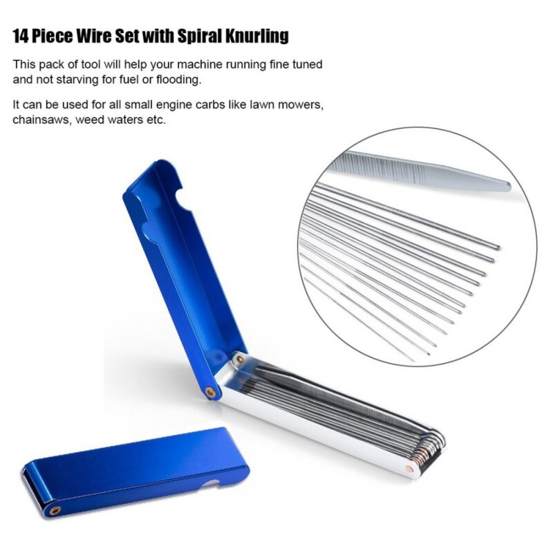 Vergaser Reinigungsset - 13 Drähte + 10 Nadeln + 5 Bürsten Für Motorräder & Autos