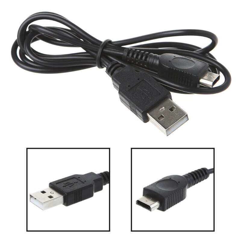 Câble d'alimentation USB chargeur de charge cordon 1.2m pour Console GameBoy Micro GBM L41F