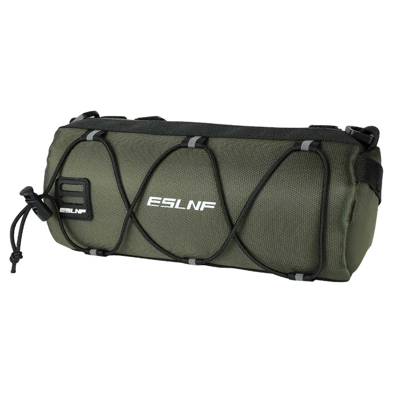 ESLNF-bolsa impermeable para tubo delantero de bicicleta, cesta para manillar de bicicleta, paquete multifunción, portátil, gran capacidad, accesorio de ciclismo: YELLOW