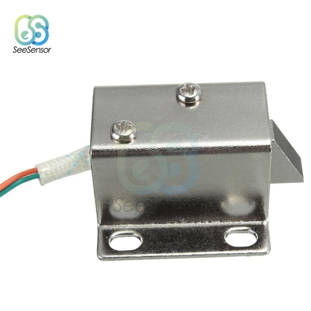 DC 12V 350mA Mini Electromagnetic Lock Storage Cabinets Electronic Lock Electric Bolt Lock Drawer File Cabinet Lock