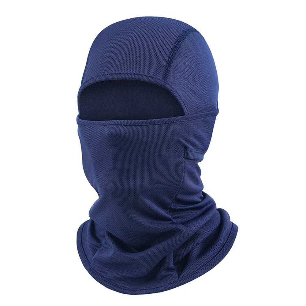 Caps Cycling Balaclava Full Face Ski Cover Bicycle Hat Windproof Breathable Anti-UV Motocross Motorcycle Helmet Liner Hats: Yellow