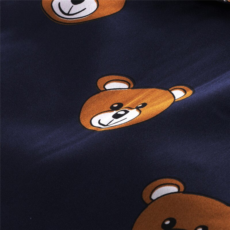 Kids Pajamas Boys Sleepwear Nightwear Baby Girls Infant Clothes Cartoon Bear Pajama Sets Children's Pyjamas