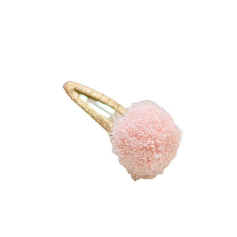 2 pçs meninas doce-colorido cabelo bola bb clipes lado hairpin acessórios para o cabelo franja clipe crianças barrettes bebê pequenas bandas de borracha