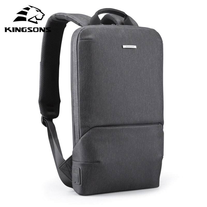 men's business casual backpack anti-splashing water-reducing backpack function external USB computer men's bag: Default Title