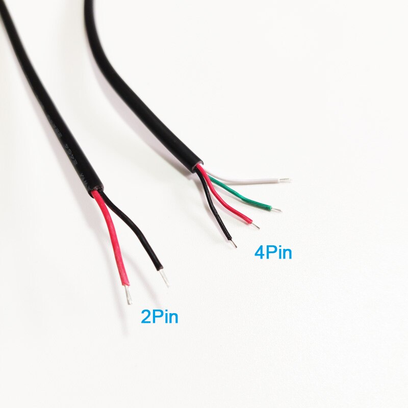 0.3m 1m 5V Power Supply Cable USB 2.0 Female Male 2Pin 4Pin Wire Jack Charger Charging Cord Extension Connector