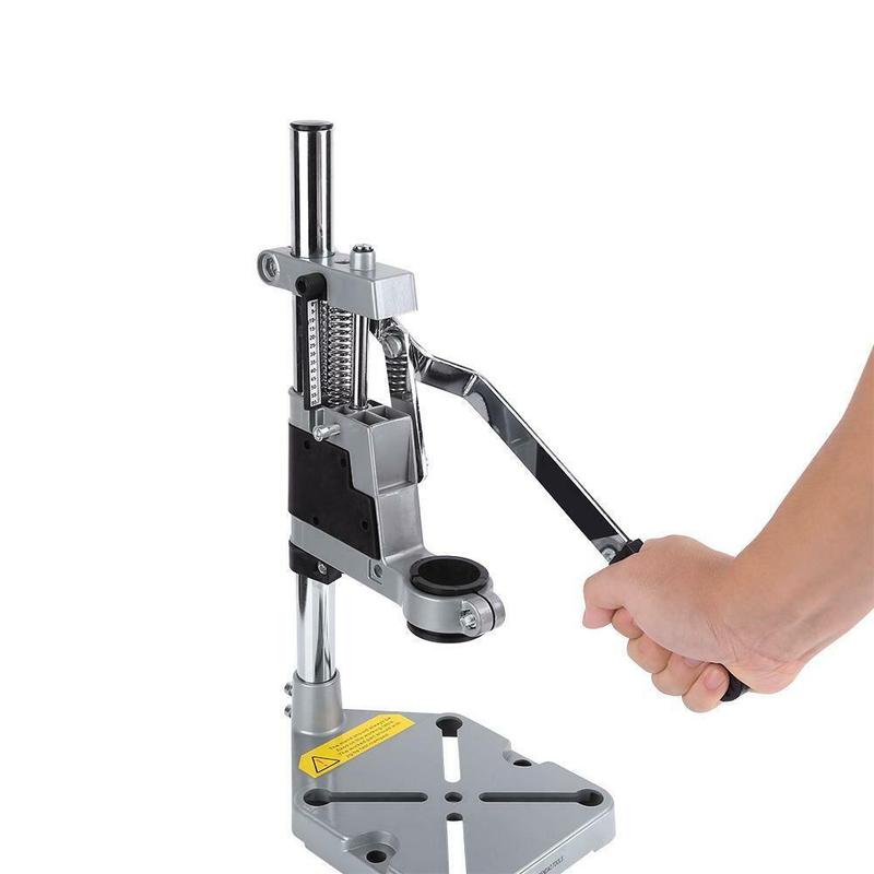 Universal Adjustable Drill Clamp Drill Press Drill Clamp Drilling Workbench Repair Stand Electric Tool Holder O3X6