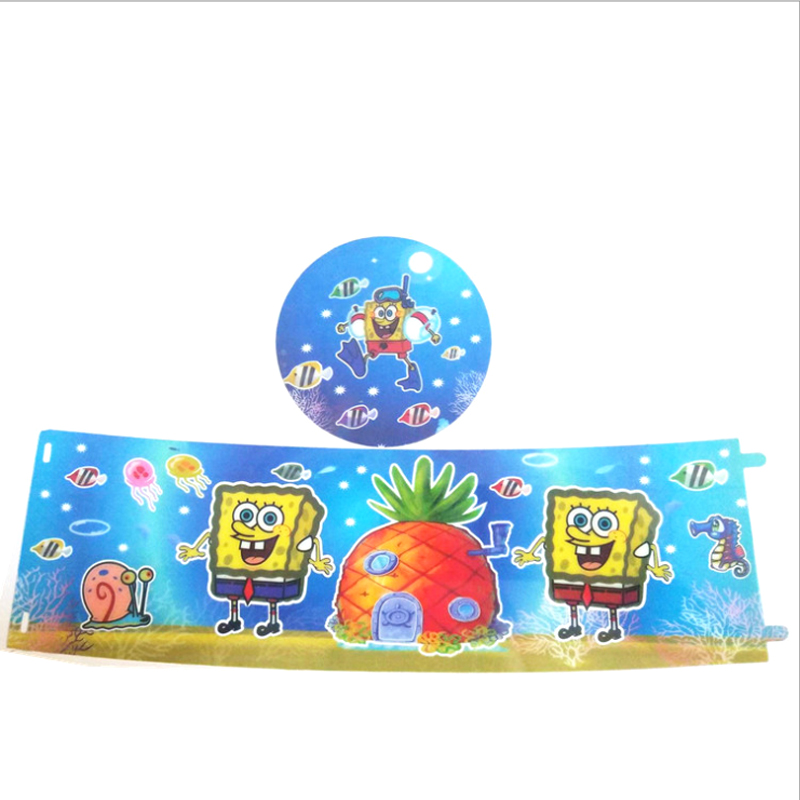 LED lampe de Projection romantique planétarium étoile projecteur Cosmos lumière nuit ciel lampe enfants chambre étoiles décoration maison lampe: Spongebob squarepant