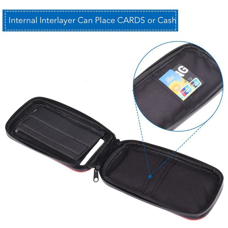 Vandtæt motorcykel scooter telefonholder taske motorcykel taske til mobiltelefon