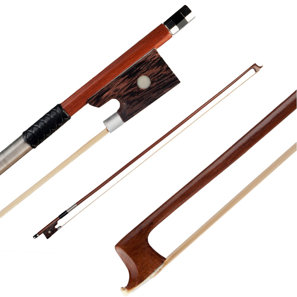 Strijkstok Straight Palissander Jujube Kikker Arbor Paardenhaar Viool Accessoires Arco Para Violino Madera 4/4 Violino Boog: 1 4
