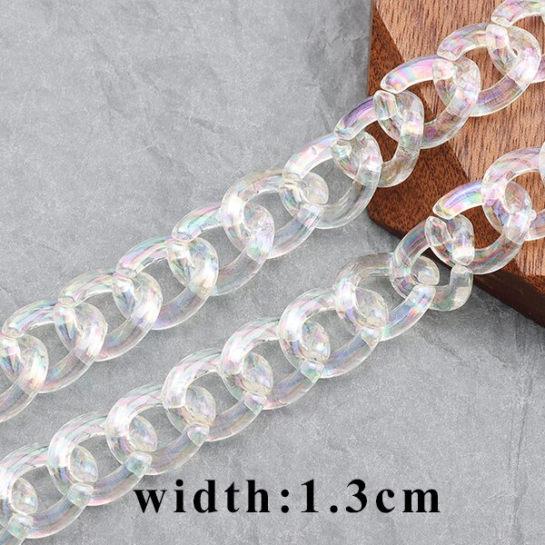 GUFEATHER C109,jewelry accessories,diy chain,plastic material,hand made,jewelry making,charms,diy bracelet necklace,1m/lot: C10902