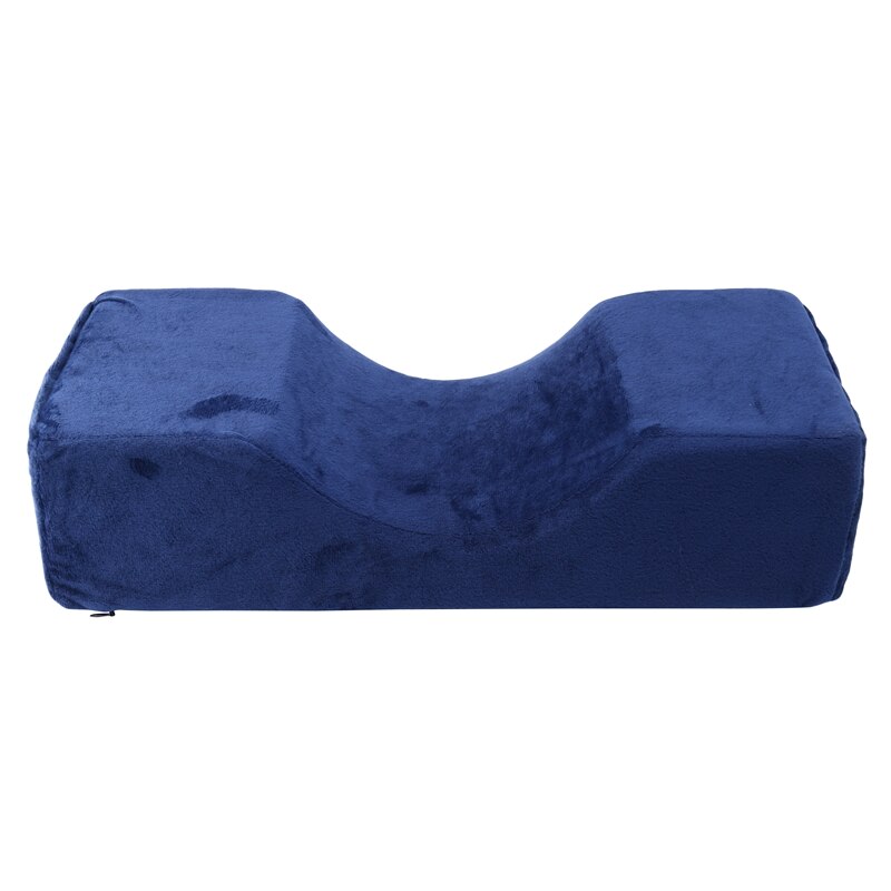 Memory Foam Kussen Professionele Wimper Extension Kussen Speciale Flanel Salon Kussen Stand Geënt Voor Wimper: Blue