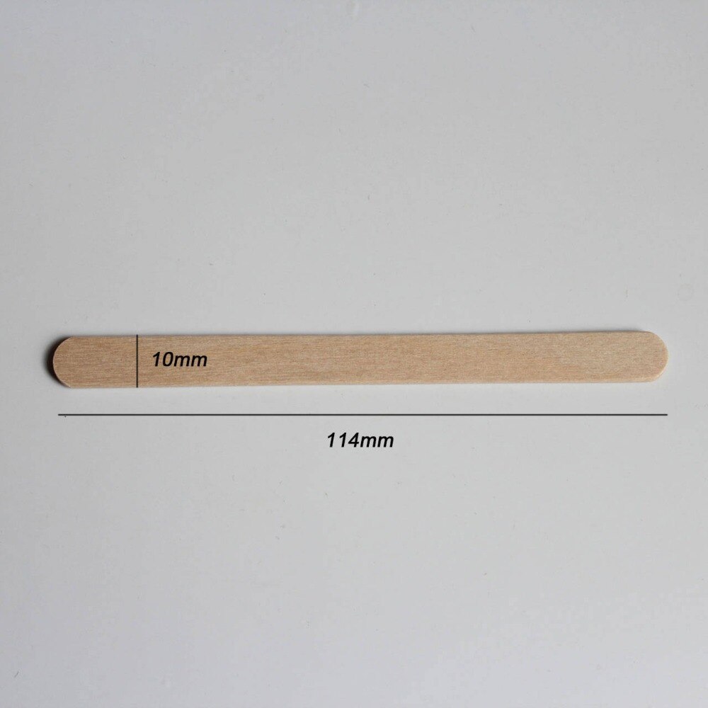 50Pcs Wooden Popsicle Stick Kids Hand Crafts Art Ice Cream Lolly Cake DIY Making Funny Tools