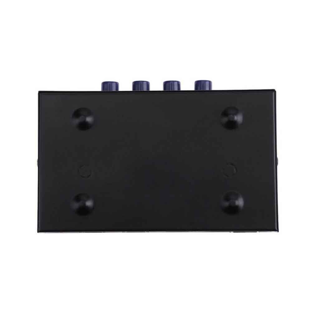 4 porte tv projektor til computer kvm switch usb 2.0 vga hub deling metal tilbehør splitter box stabil vælger displayport